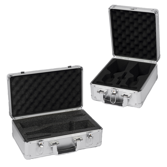 VinBottle and VinGlass Case Bundle - Carry Cases for Two Wine Bottles and Two Wine Glasses