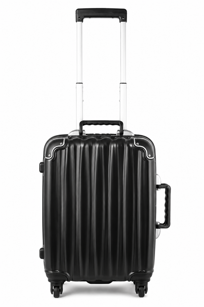 Petite Black 8-Bottle Wine Suitcase