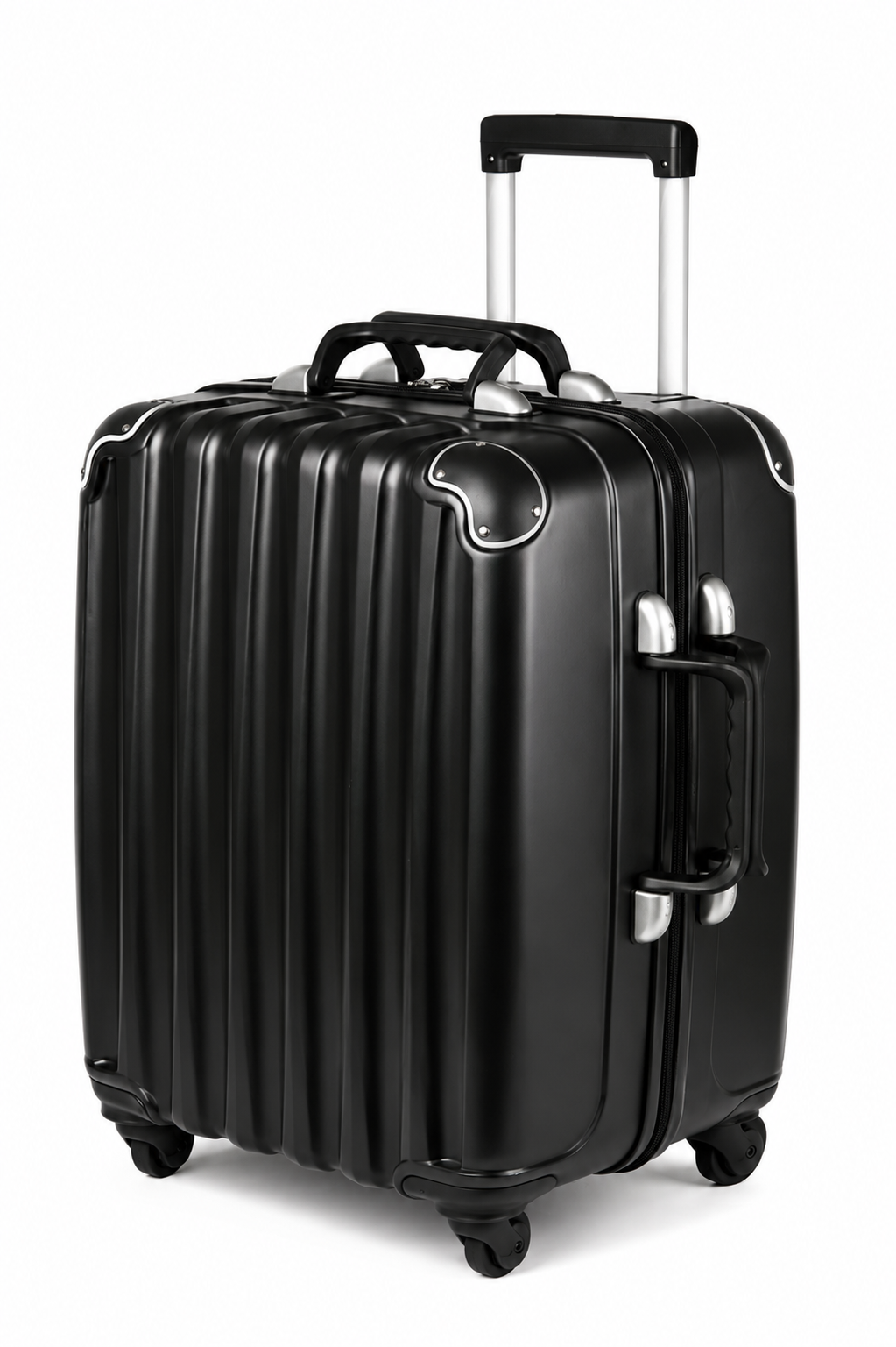 Petite Black 8-Bottle Wine Suitcase
