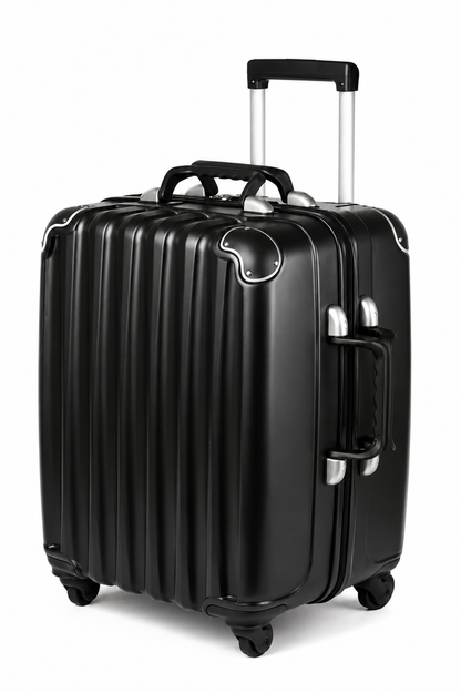 Petite Black 8-Bottle Wine Suitcase