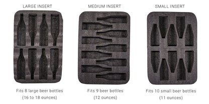 BierGardeValise Beer Bottle Inserts For Grande Suitcase Models