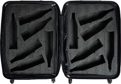 12-Bottle Wine Suitcase
