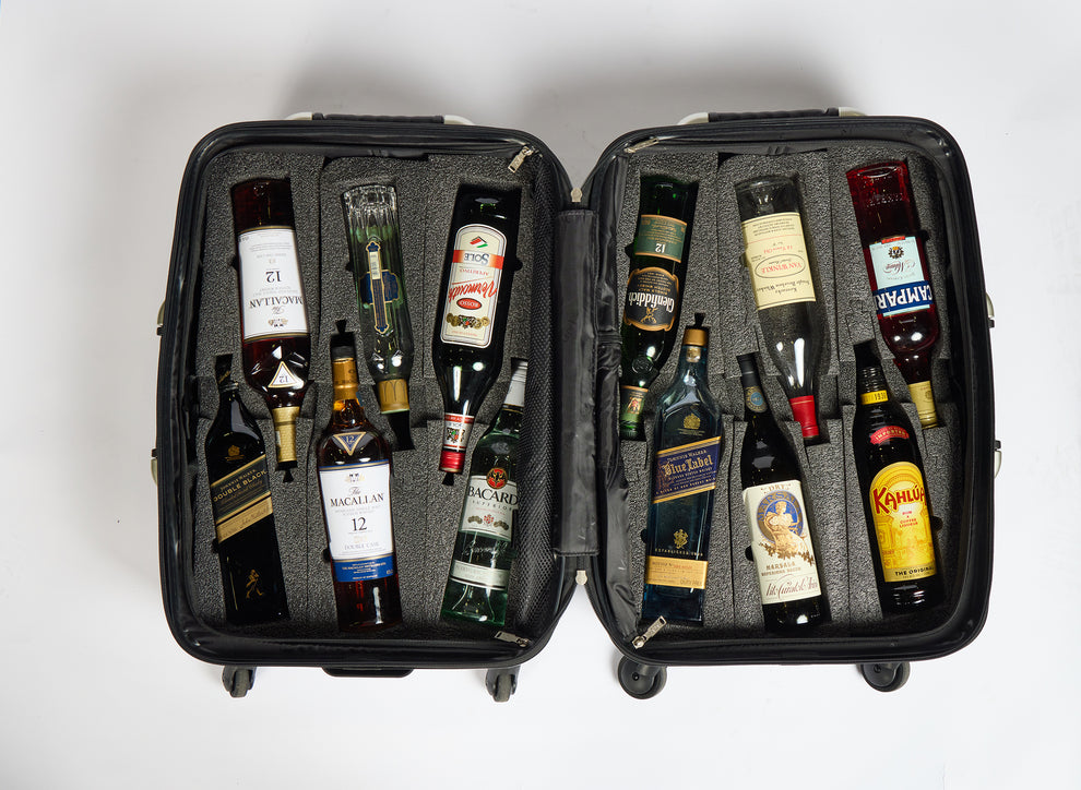 Grande 12 Burgundy - Bottle Wine Suitcase | VinGardeValise