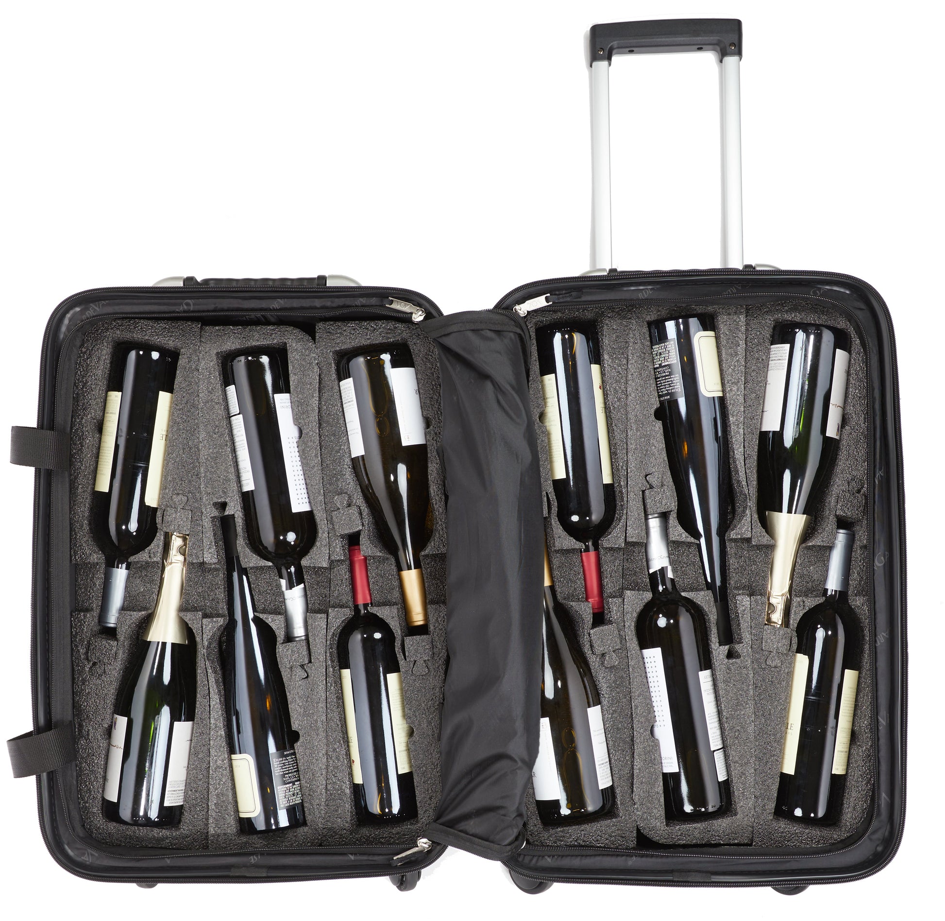 Grande 12 Burgundy - Bottle Wine Suitcase | VinGardeValise ยฎ