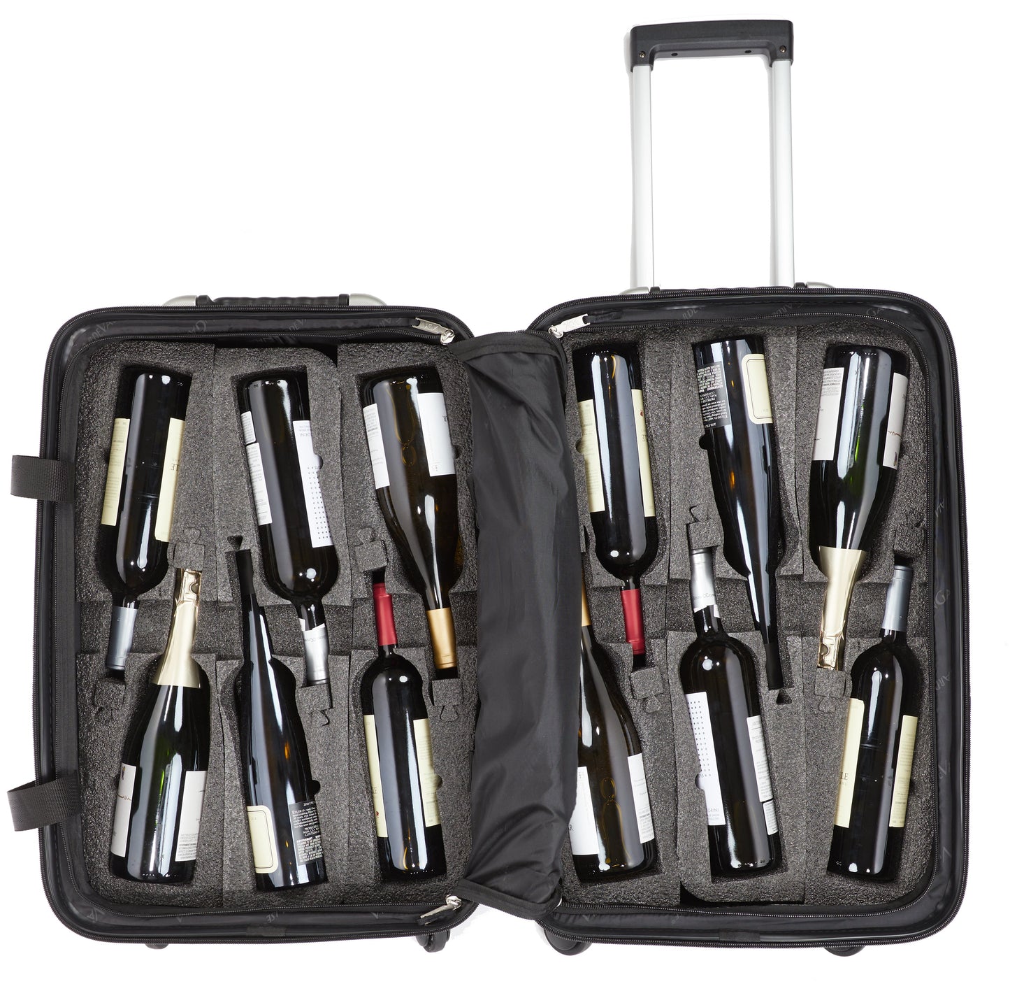 Grande 12-Bottle Wine Suitcase