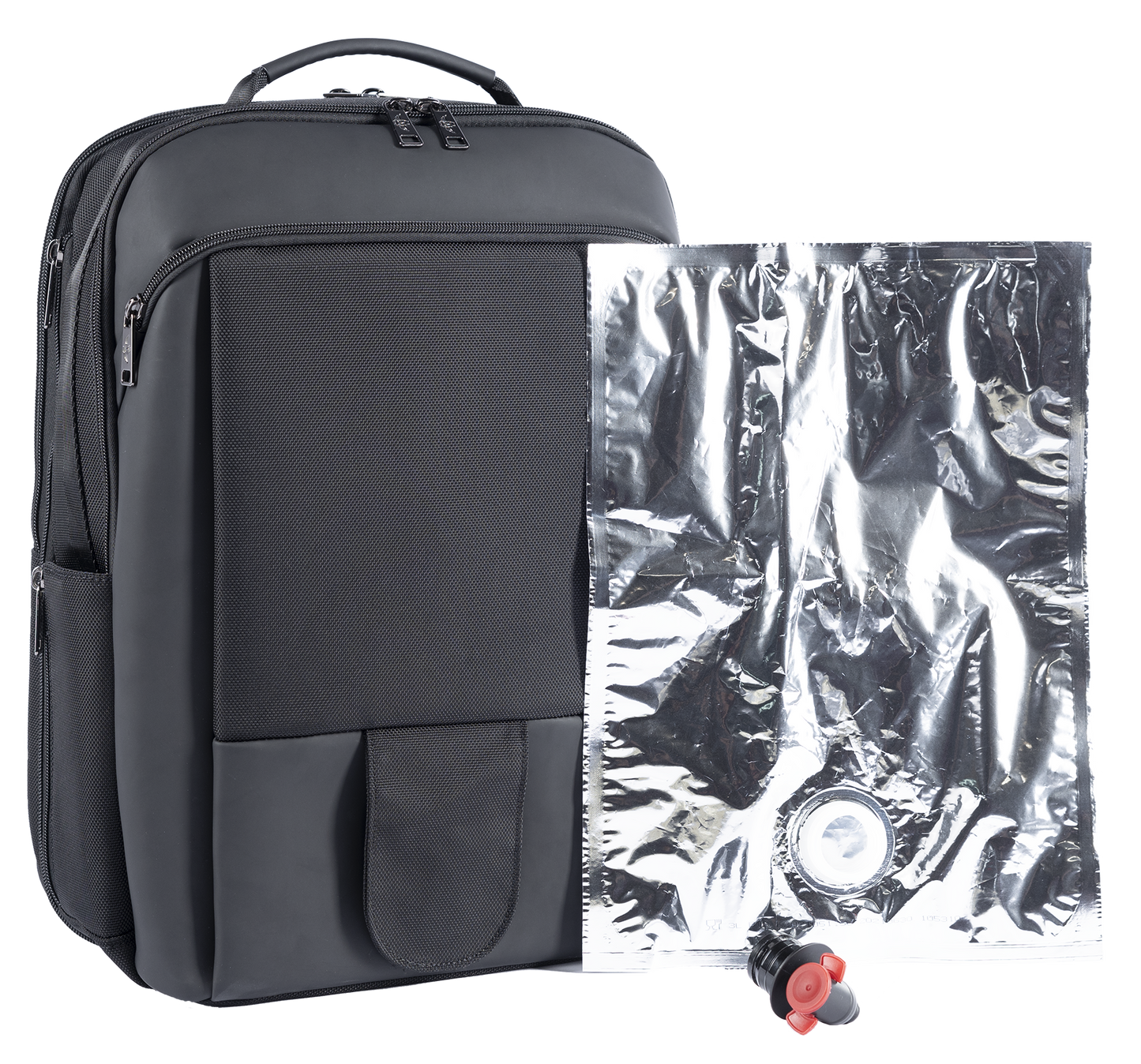 VinXplorer - Wine and Beverage Backpack bundled with Vin2Go Case