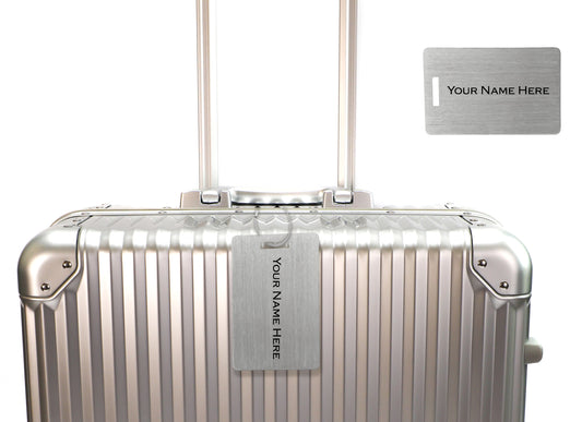 VinAluminum Metal Luggage Tag