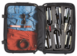 VinGardeValise® Grande 12-Bottle Wine Suitcase