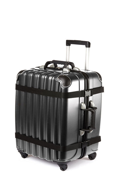 Petite Black 8-Bottle Wine Suitcase