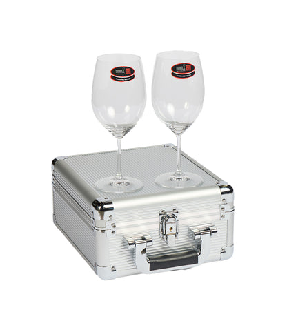 VinGlass Wine Glass Case Bundle - Two Riedel Vinum Glasses