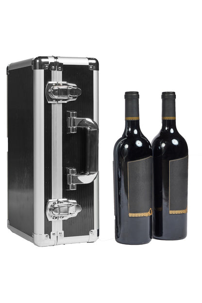 VinBottle - Two-Bottle Wine and Spirits Personal Carrying Case
