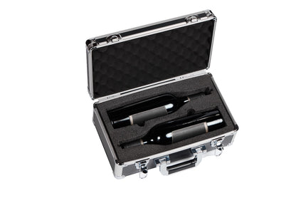VinBottle - Two-Bottle Wine and Spirits Personal Carrying Case